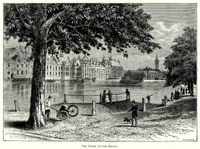 Vyver w Hadze (rycina) autorstwa English School