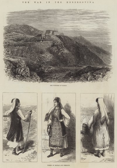 Wojna w Hercegowinie (rycina) autorstwa English School