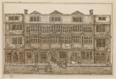 Biały Hart, ulica Bishopsgate autorstwa English School