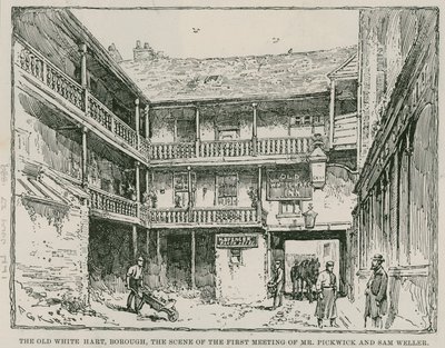 Biały Jeleń, Southwark autorstwa English School