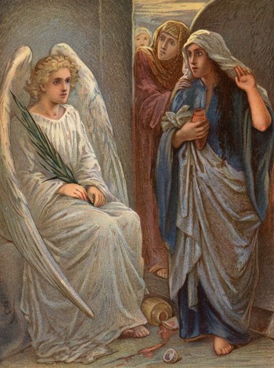 Kobiety przy grobie, Mateusz, XXVIII autorstwa English School