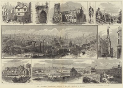 Towarzystwo Rolnicze Yorkshire w Halifax, Szkice w Halifax (grawerowanie) autorstwa English School