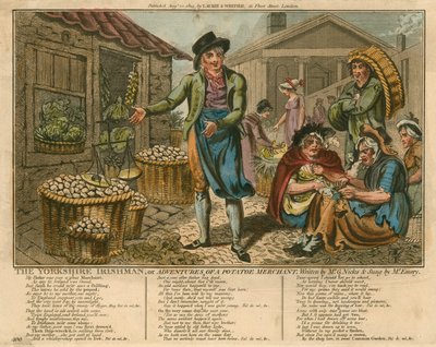 Irlandczyk z Yorkshire; lub Adventures of a Potato Merchant, napisane przez G Nicks, śpiewane przez pana Emery autorstwa English School
