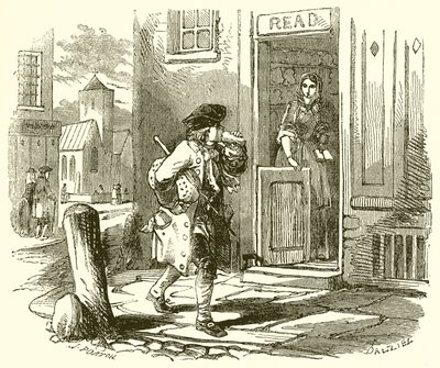 Młody Benjamin Franklin autorstwa English School