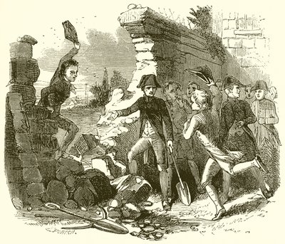 Młody Napoleon Bonaparte autorstwa English School