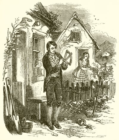 Młody Robert Burns autorstwa English School