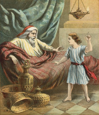 Chłopiec Samuel z Eliu autorstwa English School