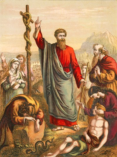 Miedziany wąż autorstwa English School