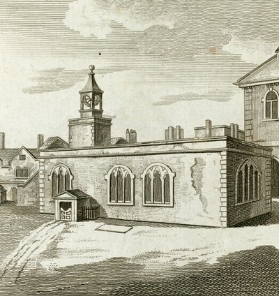 Kaplica w Tower of London autorstwa English School
