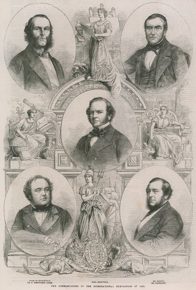 Komisarze Międzynarodowej Wystawy 1862 autorstwa English School
