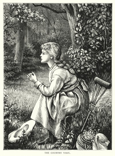 Wizyta krajowa (grawerowanie) autorstwa English School