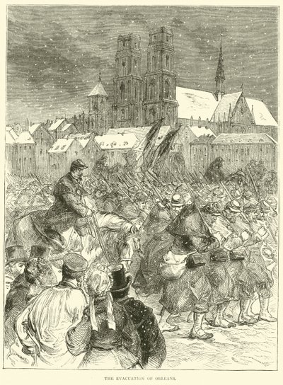 Ewakuacja Orleanu, grudzień 1870 autorstwa English School