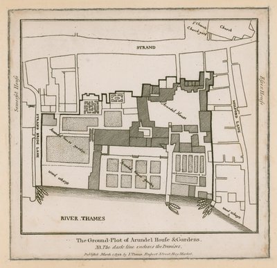 Działka gruntowa domu Arundel i ogrodów autorstwa English School