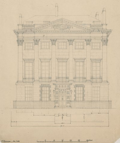 Dom Pana Szkota, Cavendish Square, Londyn autorstwa English School