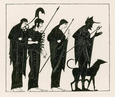 Sąd nad Paryżem (rycina) autorstwa English School