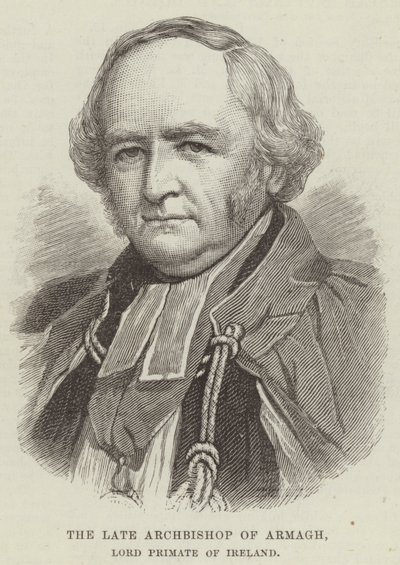 Nieżyjący arcybiskup Armagh, Lord Prymas Irlandii (grafika) autorstwa English School
