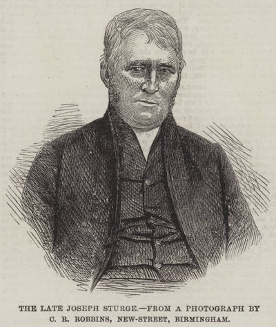 Nieżyjący Józef Sturge (grafika) autorstwa English School