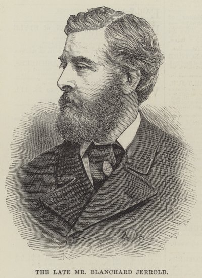 Nieżyjący już pan Blanchard Jerrold (grafika) autorstwa English School