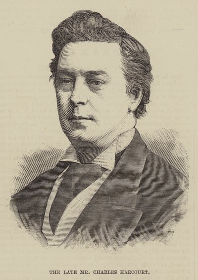 Nieżyjący pan Charles Harcourt (grafika) autorstwa English School