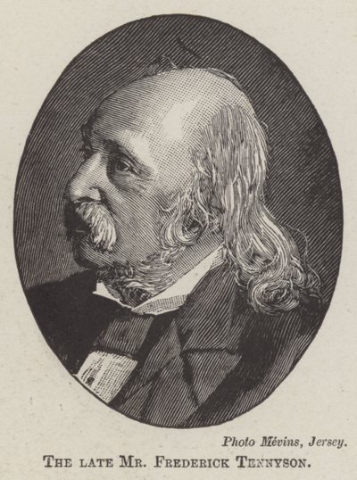 Nieżyjący już pan Frederick Tennyson (grafika) autorstwa English School