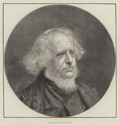 Nieżyjący już Sir Henry Cole, KCB autorstwa English School