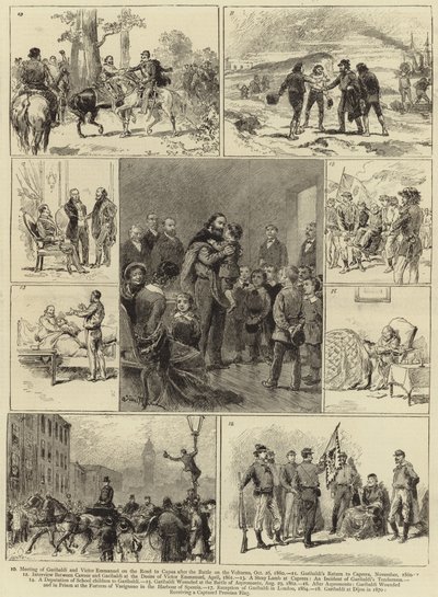 Życie Giuseppe Garibaldi autorstwa English School
