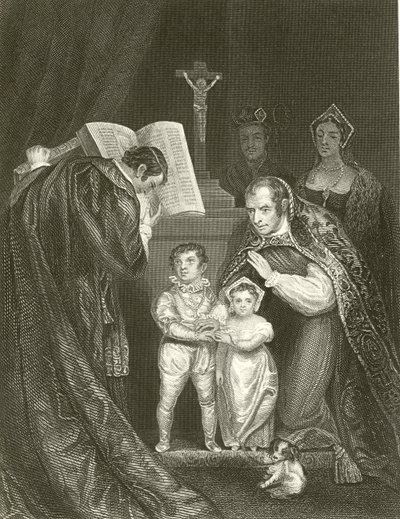 Małżeństwo Richarda Duke of York autorstwa English School
