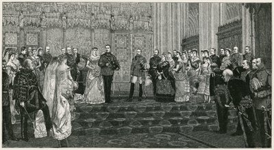 Małżeństwo księcia Albany autorstwa English School