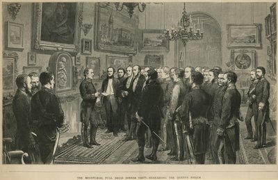 Ministerialna kolacja w pełnym stroju autorstwa English School