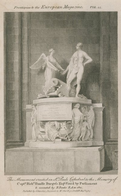 Pomnik wzniesiony w katedrze św. Pawła autorstwa English School