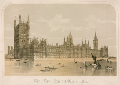 Nowy Pałac Westminsterski w Londynie autorstwa English School