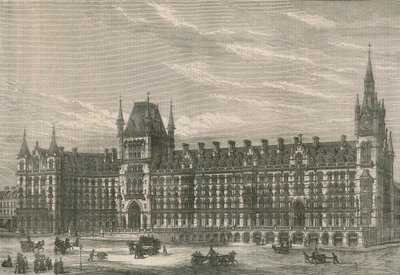Nowy hotel Midland Railway Station, Euston Road, Londyn autorstwa English School