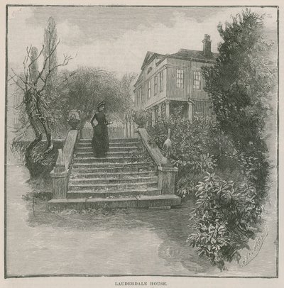 Nowy park publiczny w Highgate: Lauderdale House autorstwa English School