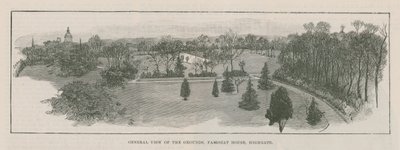 Nowy park publiczny w Highgate: ogólny widok na teren, Fairseat House, Highgate autorstwa English School