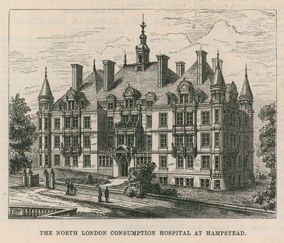 Szpital konsumpcyjny w północnym Londynie w Hampstead autorstwa English School