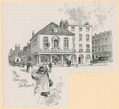 Stary Ratusz, Borough High Street, Southwark, Londyn autorstwa English School