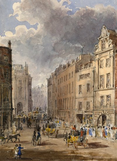 Oryginalny Pawilon Londyński, prototypowa sala muzyczna (wc na papierze) autorstwa English School