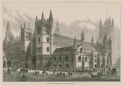 Proponowana renowacja Westminster Hall autorstwa English School