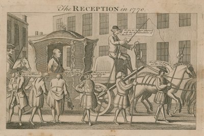 Odbiór w 1770 autorstwa English School