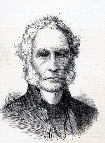 Właściwy Wielebny Alfred Ollivant (1798-1882) Ilustracja z Grafiki 13 stycznia 1883 autorstwa English School