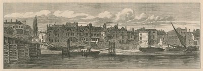 Nabrzeże starego Chelsea autorstwa English School
