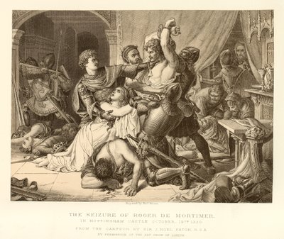 Zajęcie Rogera De Mortimera autorstwa English School