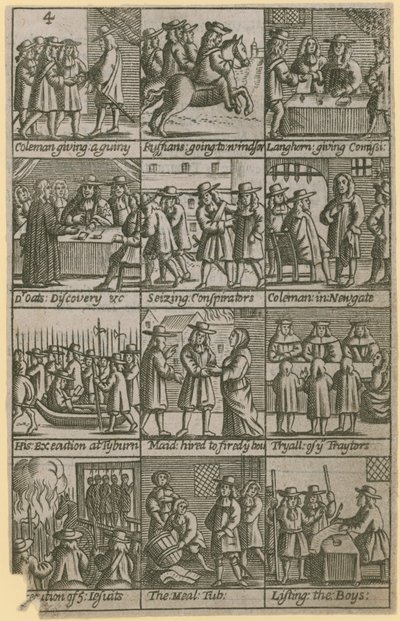 Historia Edwarda Colemana, sądzonego za zdradę stanu 27 listopada 1678 r. autorstwa English School