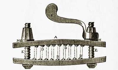 Śruba radełkowa Marii Teresy z Austrii (1717-80) autorstwa English School