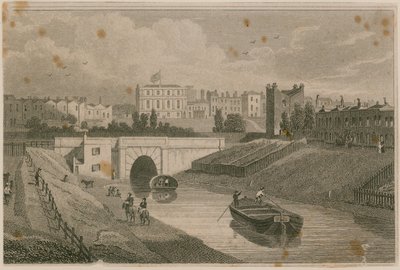 Zachodnie wejście do tunelu Regents Canal, Islington, Londyn autorstwa English School