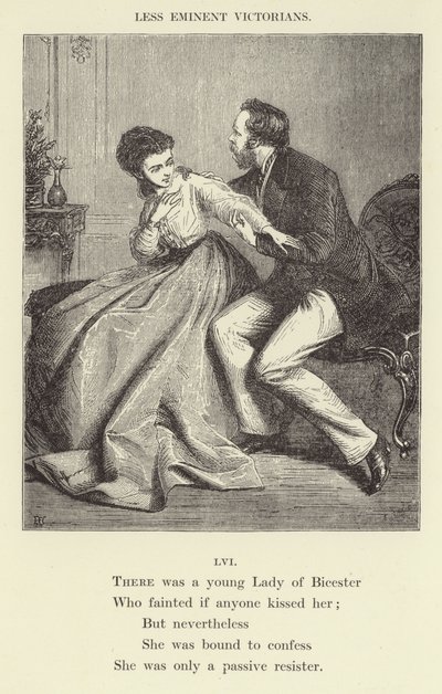 Była sobie młoda dama z Bicester (rycina) autorstwa English School