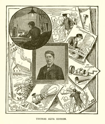 Thomas Alva Edison autorstwa English School