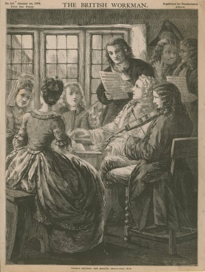 Thomas Britton, muzyczny drobny człowiek autorstwa English School
