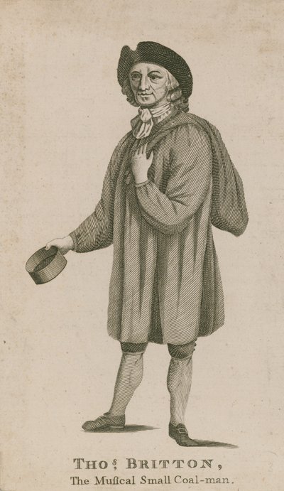 Thomas Britton, muzyczny mały człowiek węgla autorstwa English School