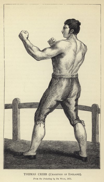 Thomas Cribb, mistrz Anglii, Z obrazu De Wilda, 1811 autorstwa English School